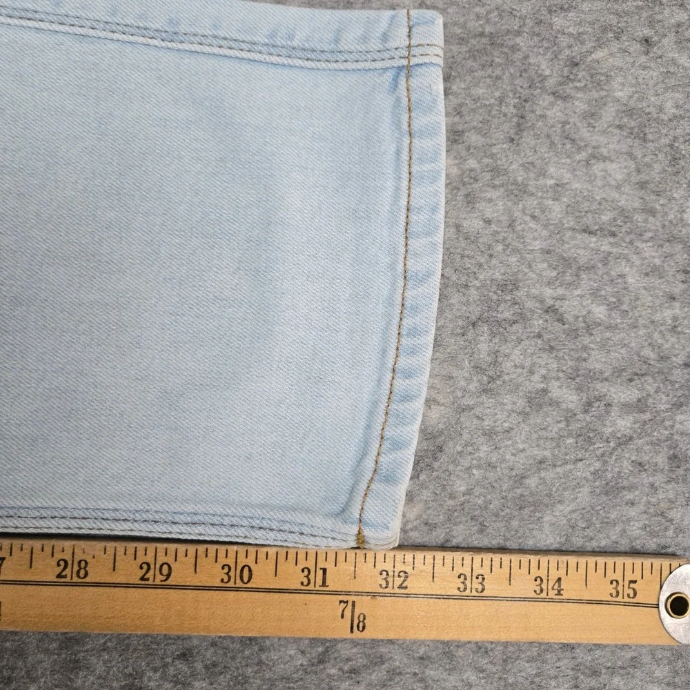 Acne Studios Mens Blue Max Lt Blue Slim Tapered Jeans 33x32